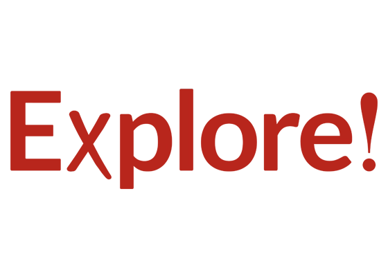 Explore Logo-560x400 - The Run Port Stephens Wide red horizontal banner across a white background, with an irregular or stepped bottom edge.